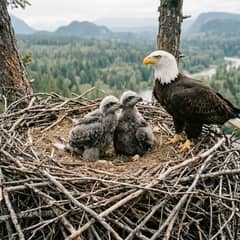 Bald Eagle - The Biggest Nest in the Tree