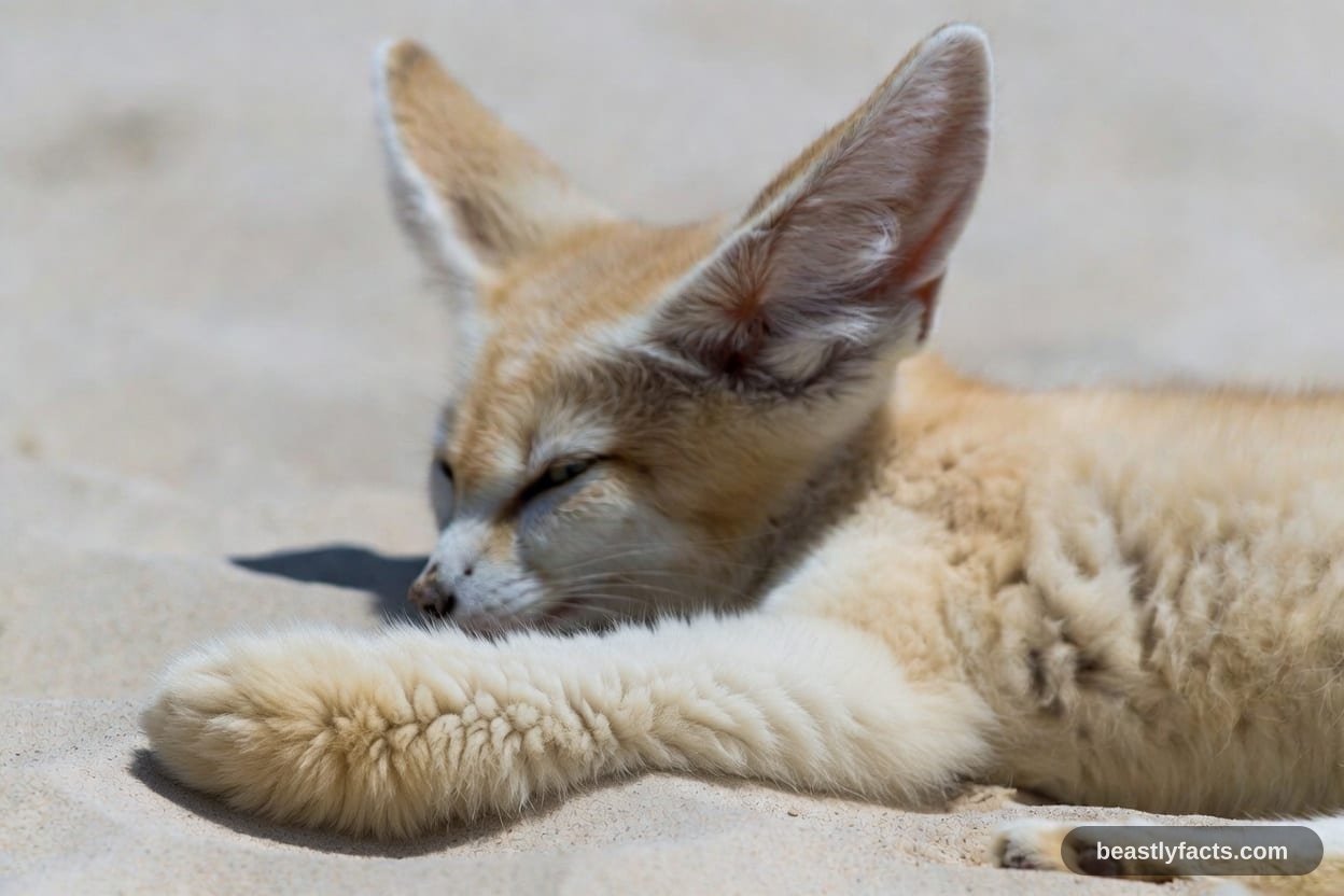 Fennec Fox - Fur on the Soles of Its Feet