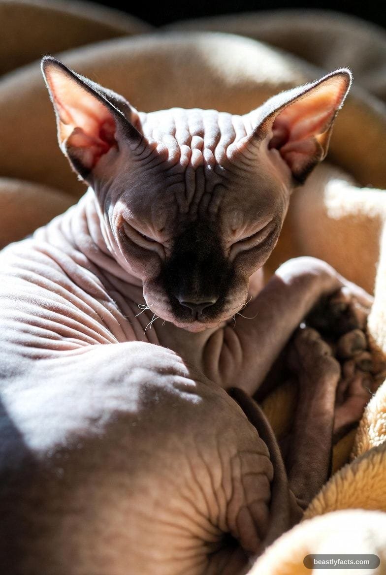 Sphynx Cat - Always Running Warm