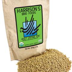 Harrison's Adult Lifetime Fine Bird Food, Organic (1 lb)
