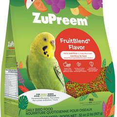 ZuPreem FruitBlend Pellets for Parakeets/Budgies (2 lb)