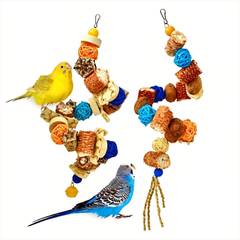 XLpeixin Natural Rope Perch Chew Toy