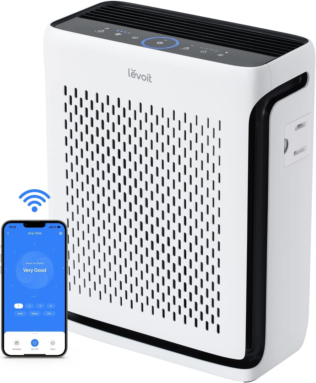 Levoit Vital 100S-P Air Purifier (Smart WiFi, up to 1073 sq ft)