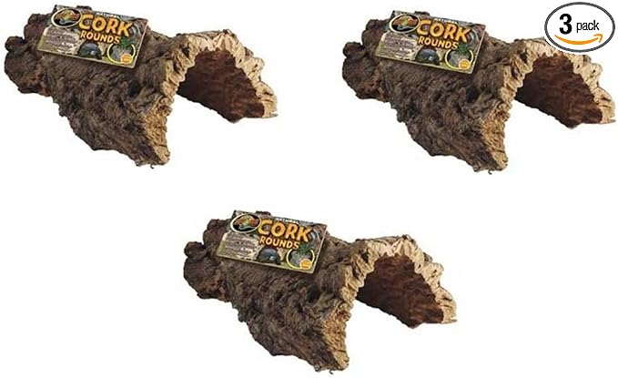 Zoo Med Natural Cork Rounds Medium (7"-10" Long) (3)