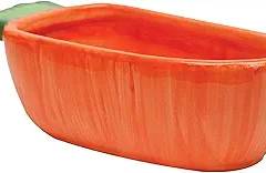 Kaytee Vege-T-Bowl Carrot 7.5 inches, Green