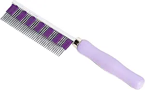 Small Pet Select - Hair Buster Comb for Rabbits, Cats and Dogs, Metal Pet Comb for Shedding and Detangling, Grooming Tool for Small Pets with Long and Short Fur