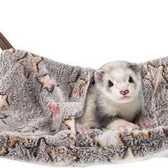 Niteangel Hanging Hammock Nap Sack Swing Bag Pet Sleeper for Ferret Rat Sugar Glider and Other Small Animals