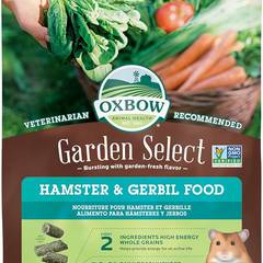 Oxbow Garden Select Hamster & Gerbil Food, Non-GMO Pellets, 1.5 lb