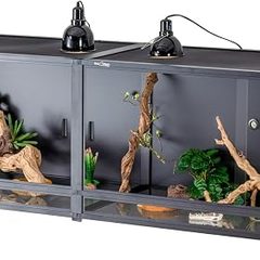 ToxiRium 8ft PVC Modular Reptile Enclosure (8x2x2ft, 240 Gallon)