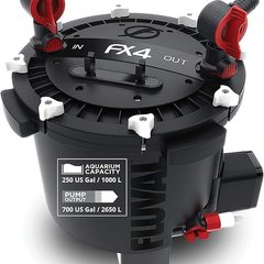 Fluval FX4 High Performance Aquarium Filter, Canister Filter for Aquariums up to 250 Gal.