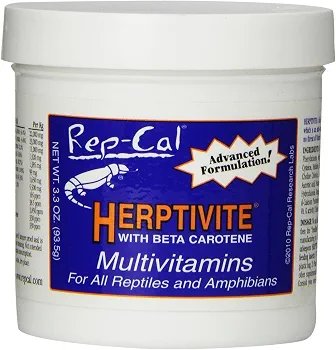 Rep-Cal Herptivite Multivitamin with Beta Carotene, 3.3 oz