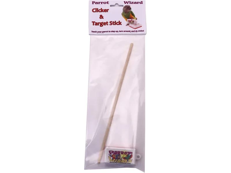 Parrot Wizard Training Clicker and Target Stick