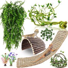 Artificial/silk terrarium plants