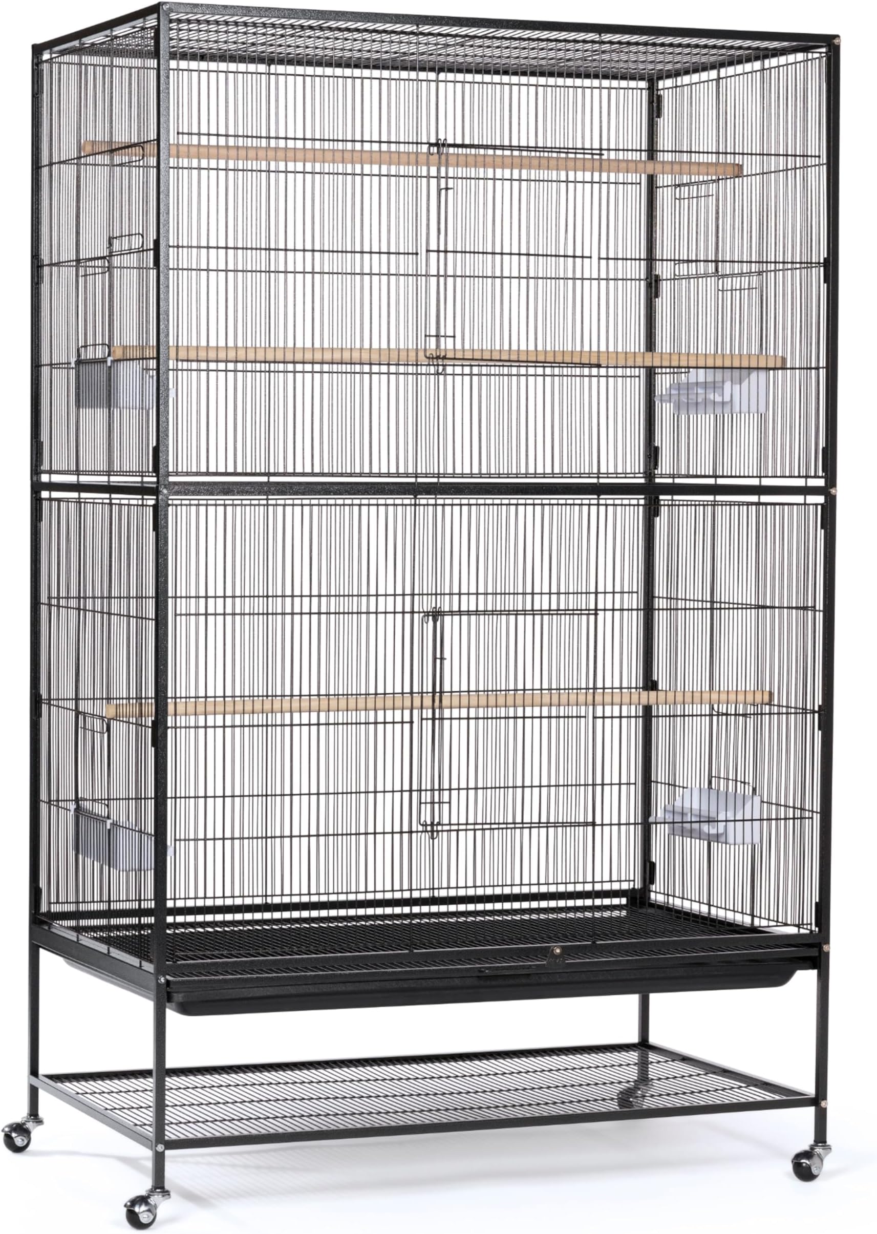 Prevue Hendryx Wrought Iron Flight Cage (5 ft, rolling)